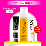 Buy NY Bae Strobe Glow Trio | Pack Of 3 | Strobe Cream | Pink Topaz | Shimmer Setting Spray | Gold Makeup Fixer | Brightening Primer | Korean Glow | Long Lasting Glow | Makeup Kits - Purplle