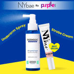 Buy NY Bae X DERMDOC | PRO Strobe Cream - Pink Topaz | Glowing Korean Skin | 5% Glycolic Acid Under Arm Treatment | Underarm Lightening | Glycolic Acid for skin lightening - Makeup Kits - Combo of 2 - Purplle
