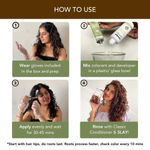 Buy Paradyes Hazel Brown Glossy Hair Tint Semi-Permanent Creme Color For Natural Black Hair (Pack of 3) - Purplle