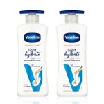 Buy Vaseline Light Hydrate Serum In Lotion| Superlight & Non-Sticky for Hydration Boost | (400 ml) Pack of 2 - Purplle