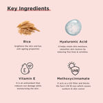 Buy Ricekraft SPF 50+ Korean Sunscreen with Rice & Hyaluronic Acid for Broad Spectrum, PA++++ Protection | Light weight | Quick absorption, No White Cast and Non Greasy | Fragrance Free | For Oily, Dry, Combination, Acne Prone Skin | 55 gm - Purplle