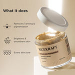 Buy Ricekraft De Tan Face Pack cum scrub for Glowing skin and Exfoliating, For Korean Glass Skin, For Oily Skin, Acne & Pimples, All Skin Types, For Men and Women - 100 gm - Purplle