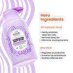 Buy Foxtale Exfoliating Body Wash 2% Salicylic Acid & Zinc PCA, Reduces Body Acne & Smoothens Skin - 250 ml - Purplle