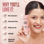 Buy Hilary Rhoda Power of Blur Primer | Lightweight & Silicone-Based Primer | Matte Finish & Oil-Control | Infused with Vitamin A & E | Waterproof & Smoothening Primer | 30 ml - Purplle
