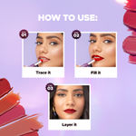 Buy Hilary Rhoda Pro Matte Non-Transfer Lipstick | Waterproof & Smudge-Proof | 12-Hour Long Stay | 24 Shades Available | Highly Pigmented Matte Finish Lipstick | 2 gm - (Bouquet Red | Shade 17) - Purplle