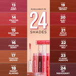 Buy Hilary Rhoda Power Of Matte Liquid Lipstick | Buildable Colour | Long Lasting & Matte Finish | Lightweight & Non-Drying Formula | Smudge Proof & Non-Transferable | 3 ml (Pale Berry - Shade 13) - Purplle