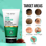 Buy Dr. Sheth’s Kesar & Kojic Acid Neck, Knee & Elbow Cream 50 gm - Purplle