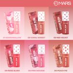 Buy MARS Sugar Rush Liquid Blush (4.5 ml) (02-CORAL SORBET) | High-Pigmentation | Lightweight Formula | Dewy Matte Finish | Long-Lasting | Smooth Radiant Glow | Easy Doe-Foot Applicator - Purplle