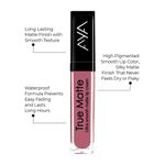 Buy AYA True Matte Liquid Lipstick, Ultra Smooth Matte Lip Cream, 06 Pink Nude, 6ml - Purplle