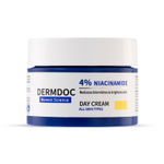 Buy DERMDOC 4% Niacinamide Day Cream (50 gm) | Ultra Lightweight Gel-Based Texture | Oily Skin Friendly | Glow Boosting & Skin Brightening | Face Cream - Purplle