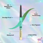 Buy Glam 21 Prismatic 5D Eyeliner| Waterproof|Smudge proof|Long lasting eyeliner with easy application|Creamy Formula|Multichrome Effect Bold Color Payoff | 01-Mirage, 4 ml - Purplle