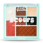 Buy Glam 21 Scoop Makeup Palette | Face Palette | Eyeshadows,Contour,Highlighter,Blusher|Mattes & Shimmers|Travel Friendly|Chocolate Chip, 15 gm - Purplle