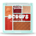 Buy Glam 21 Scoop Makeup Palette | Face Palette | Eyeshadows,Contour,Highlighter,Blusher|Mattes & Shimmers|Travel Friendly|Caramel Crush, 15 gm - Purplle