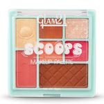 Buy Glam 21 Scoop Makeup Palette | Face Palette|Eyeshadows,Contour,Highlighter,Blusher|Mattes & Shimmers|Travel Friendly|Cotton Candy, 15 gm - Purplle