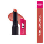 Buy SUGAR POP Ultrastay Transferproof Lipstick 15 Natural Nude - Waterproof | Smudgeproof 4 gm - Purplle