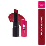 Buy SUGAR POP Ultrastay Transferproof Lipstick 11 Maroon Magic- Waterproof | Smudgeproof 4 gm - Purplle