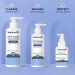 Buy Wishcare Hair Growth Serum Concentrate + Multi Peptide Anti Hairfall Shampoo & Conditioner Duo - Combo of 3 - Purplle