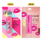 Buy Lakme Lip Love Care Stick Strawberry|Nourishing Lip Balm|SPF 15 | 4.5 gm - Purplle