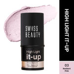 Buy Swiss Beauty High Light It-Up Highlighter | With Vitamin E & Jojoba Complex | Instant Radiant Glow | Long-Lasting | Creamy & Blendable | Twist-Up Format -Radiant Pink 8 gm - Purplle