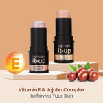 Buy Swiss Beauty High Light It-Up Highlighter | With Vitamin E & Jojoba Complex | Instant Radiant Glow | Long-Lasting | Creamy & Blendable | Twist-Up Format -Radiant Pink 8 gm - Purplle