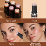 Buy Swiss Beauty High Light It-Up Highlighter | With Vitamin E & Jojoba Complex | Instant Radiant Glow | Long-Lasting | Creamy & Blendable | Twist-Up Format -Radiant Pink 8 gm - Purplle