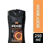 Buy Axe Dark Temptation 3 In 1 Body, Face & Hair Wash for Men, Long-Lasting Fragrance, 250ml - Purplle