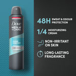 Buy Dove Men+Care Clean Comfort Dry Spray Antiperspirant Deodorant (250 ml) - Purplle