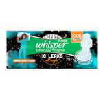 Buy Whisper Bindazzz Nights 10 XXXL Sanitary Pads, Upto 0% Leaks All Night Long - Purplle
