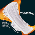 Buy Whisper Bindazzz Nights 10 XXXL Sanitary Pads, Upto 0% Leaks All Night Long - Purplle