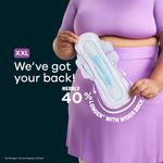 Buy Whisper Bindazzz Nights XXL Sanitary Pads Upto 0% Leaks All Night Long (30 pads) - Purplle