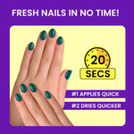 Buy NY Bae Color Rush Nail Paint Set + Remover - Electric Teal 11 | Chip Resistant | Acetone Free | Long Lasting | Quick Dry | Glossy Gel Nail Paint Combo (5.6 ml*4) + Nail Polish Remover (30 ml) - Purplle