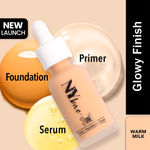 Buy NY Bae Strobe Skin Tint Combo - Fair Skin | Strobe Pink Topaz (12 gm) | Warm Milk Foundation 09 (30 ml)| Skin Tint | Glowy Korean Skin | Fair Skin Tone | Everyday Makeup Kit - Combo of 2 - Purplle