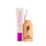 Buy NY Bae Strobe Skin Tint Combo - Fair Skin | Strobe Pink Topaz (12 gm) | Warm Milk Foundation 09 (30 ml)| Skin Tint | Glowy Korean Skin | Fair Skin Tone | Everyday Makeup Kit - Combo of 2 - Purplle