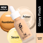 Buy NY Bae Strobe Skin Tint Combo - Fair Skin | Strobe Pink Topaz | Warm Milk Foundation | Skin Tint | Glowy Korean Skin | Fair Skin Tone | Everyday Makeup Kit 12 gm - Purplle