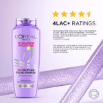 Buy L'Oreal Paris Hyaluron Moisture 72H Moisture Filling Shampoo | With Hyaluronic Acid | For Dry & Dehydrated Hair | Adds Shine & Bounce 180 ml - Purplle
