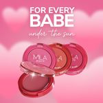 Buy MILA BEAUTE Blush Babe Powder Blush 02 Peach Soda, 5 gm - Purplle