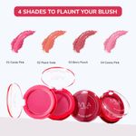 Buy MILA BEAUTE Blush Babe Powder Blush 02 Peach Soda, 5 gm - Purplle