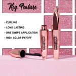Buy Mattlook Eye Makeup Curl & Volume Waterproof False Lash Mascara, Black 12 ml - Purplle