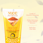 Buy VLCC Natural Fairness Double Action Chandan & Kesar Facewash (100 ml) - Purplle
