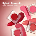 Buy Swiss Beauty Select Lip And Cheek Cushion Creamy Mousse with Vitamin E | 12 Hours Stay | with Lip Brush |2 Vogue Rose 4.5 gm - Purplle