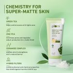 Buy Plum Green Tea & Zinc Super-Matte Sunscreen Gel | SPF 50 PA ++++, Formulated For Oily Skin | Protects & Controls Oil | Lightweight Gel Texture | No White Cast & Non-sticky | With Hybrid Filters |Fragrance-Free | 100% Vegan | 50 gm - Purplle