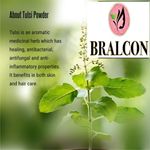 Buy BRALCON Organic Tulsi Leaf Powder-100 gm | 100% Natural Tulsi Leaf Powder |Ocimum Sanctum|For Health, Skin & Hair |Basil Leaves powder | Detoxifying, Cleansing Agent - Purplle