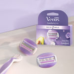 Buy Gillette Venus Comfortglide Pack of 2 Refills - Purplle