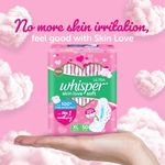 Buy Whisper Ultra Soft Sanitary Pads - 50 Pieces (XL) - Purplle