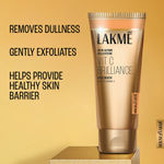 Buy Lakme Vitamin C Brilliance Facewash with Vitamin C | Face Wash for brighter skin | Exfoliates | Brightens| Antioxidant Properties |100 gm - Purplle