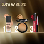 Buy Lakme Ultimate Glam Compact, Skin Lightening Compact Powder with Vitamin B3, Beige Honey,8 gms - Purplle