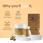 Buy Herbs & Pure Golden Glow Bleach Cream with 24K Nano Gold Dust & Niacinamide for Anti-aging and Instant Shine, No Parabens or sulphates, | Unisex All Skin Type , 43 gm of Each, Pack of 2 - Purplle