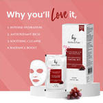 Buy Herbs & Pure Deep Moisturising Facial Kit ( 60 gm)& Bleach (43 gm)With Hyaluronic Acid & Red Grapes for Dark spots Reduction|6 Steps Skin Care|With Magic Sheet Mask & Disposable Head Cap Pack of 2 - Purplle