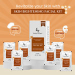 Buy Herbs & Pure Skin Brightening Facial Kit (60 gm) & Bleach (43 gm) With12% Niacinamide & Rice water for Anti Pigmentation|6 Steps Skin Care With Magic Sheet Mask and Disposable Head Cap, Pack of 2 - Purplle