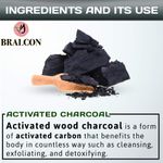 Buy BRALCON Activated Charcoal Powder-100 gm / coconut shell charcoal powder, for skin & hairs - all skin types,Triple filtered, pure & natural - Purplle